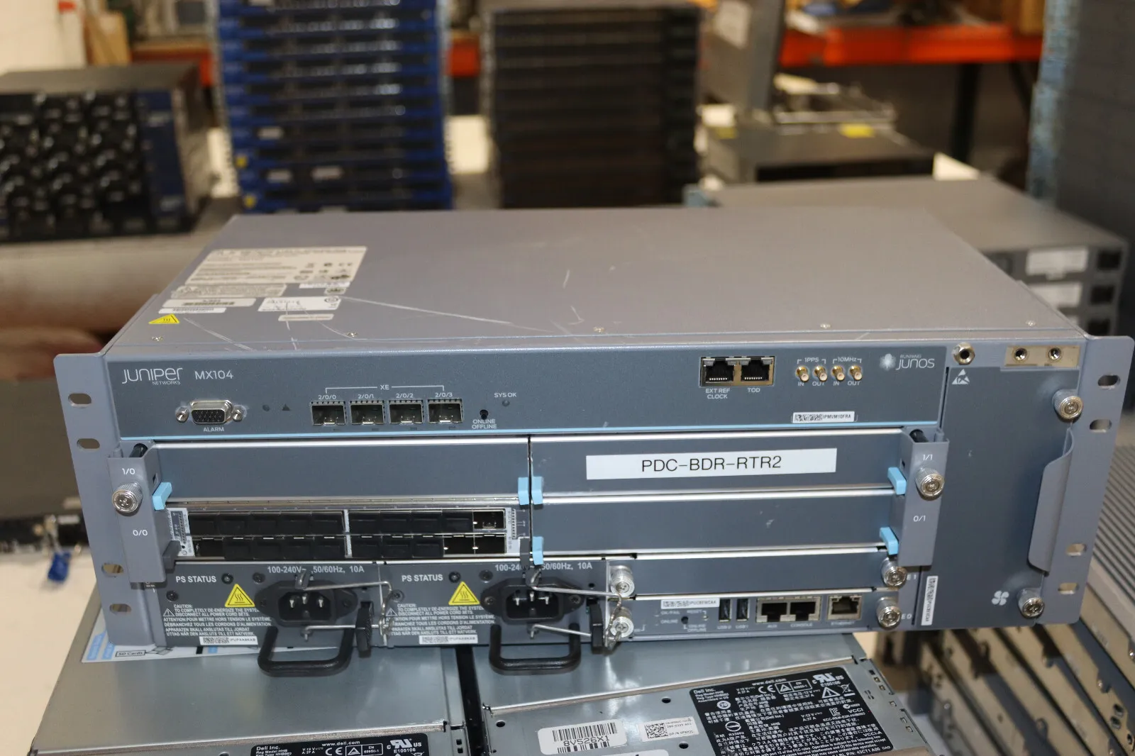 Juniper MX104 Chassis ONLY - No cards, PSU, Fan Tray (Refurbished)
